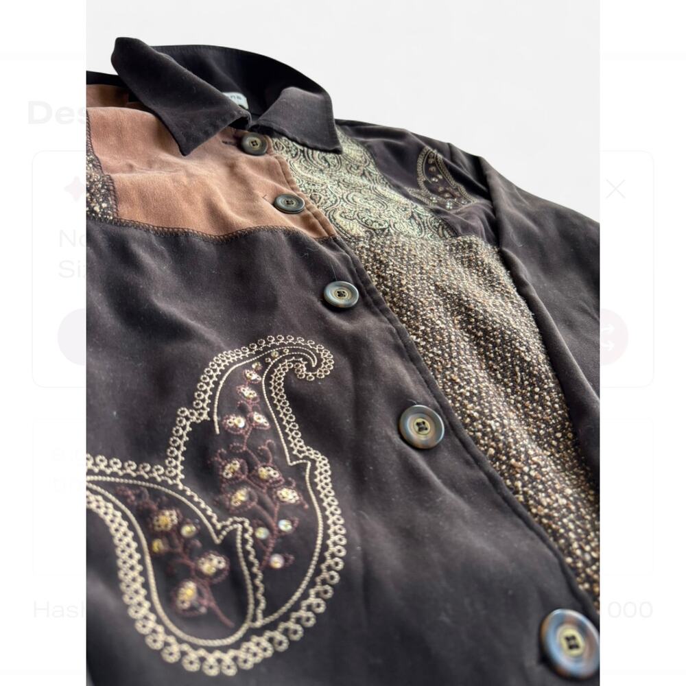 Notations Women's Patchwork Long Sleeve Jacket - image 3